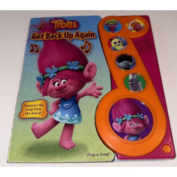 DreamWorks Trolls - Get Back Up Again Music Book 9781503712423 Board Book Wagner - Picture 2 of 10